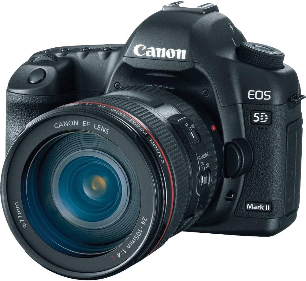 Buy Canon EOS 5D Mark II 21.1MP Digital SLR Camera (Black) with EF