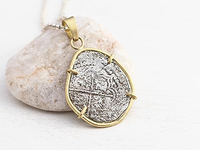 Amazon.com: Genuine 2 Reales Atocha Silver Treasure Coin Pendant