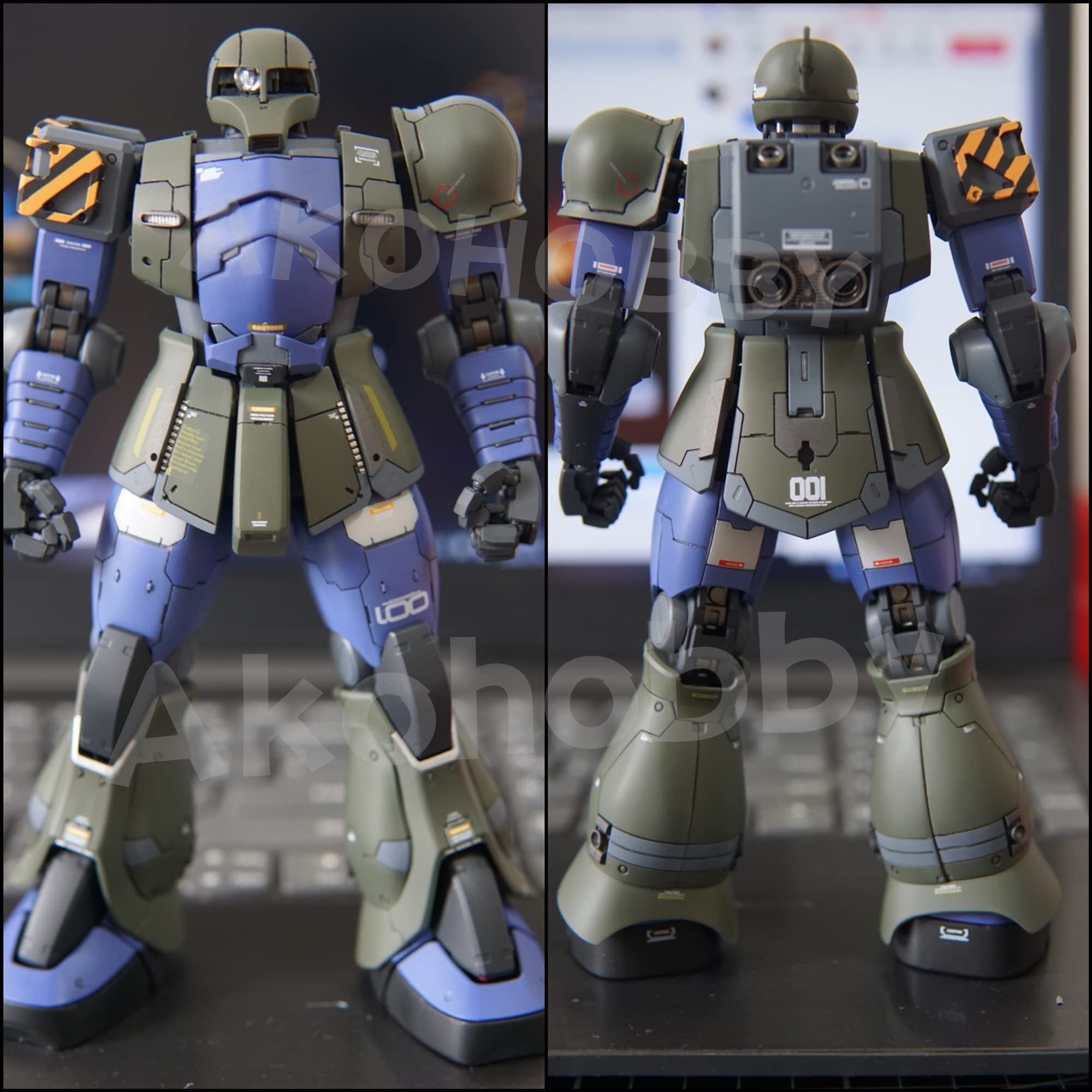 Amazon | MG 1/100 THE ORIGIN ザクI (デニム/スレンダー機) MS-05 AKO