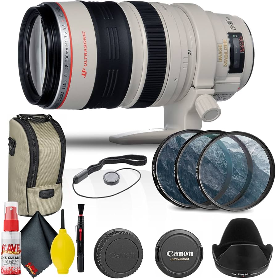 Amazon.com : Canon EF 28-300mm f/3.5-5.6L is USM Lens (9322A002) +