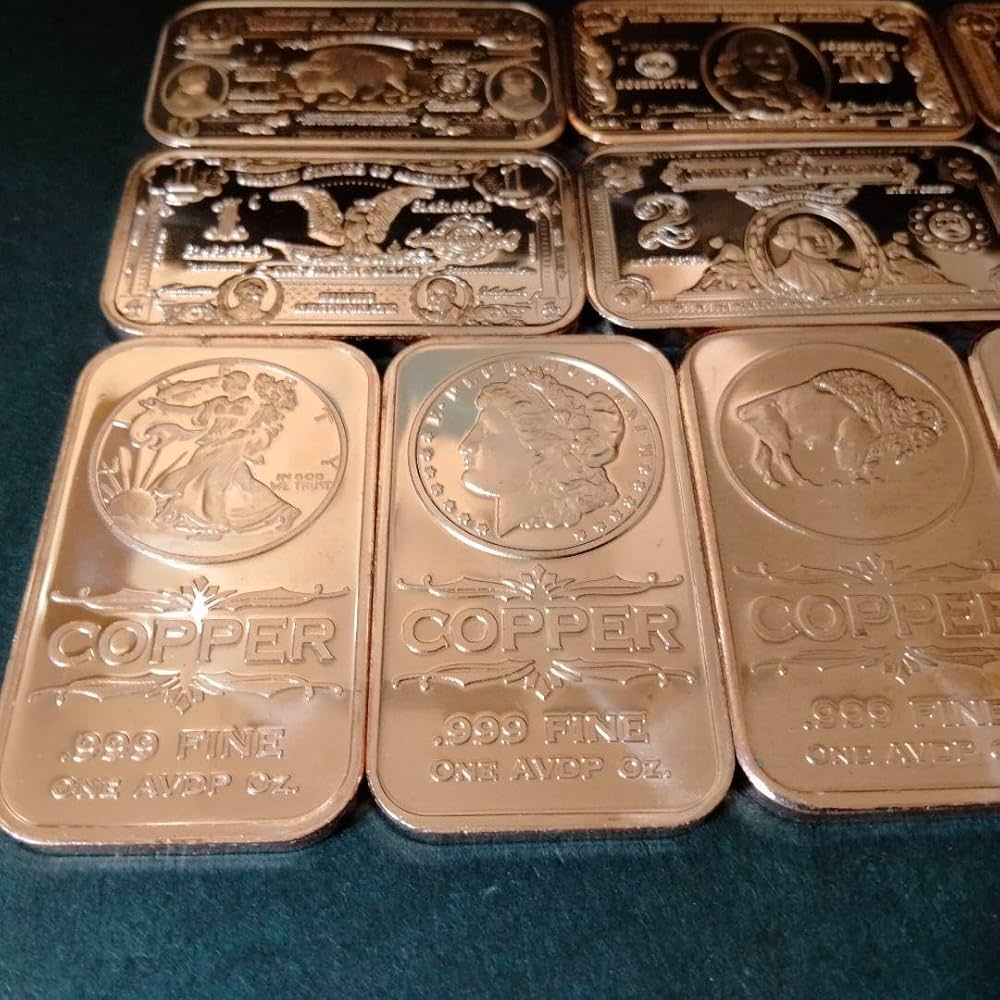 Amazon.co.jp: 純銅インゴット（純度99.9%） 1オンス 銅バー 銅