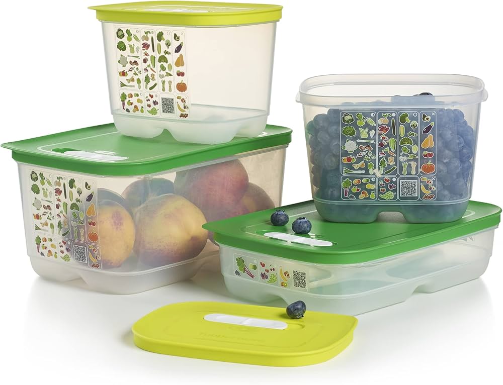 Amazon｜TupperwareブランドのFridgeSmartスターターセット - 4つの