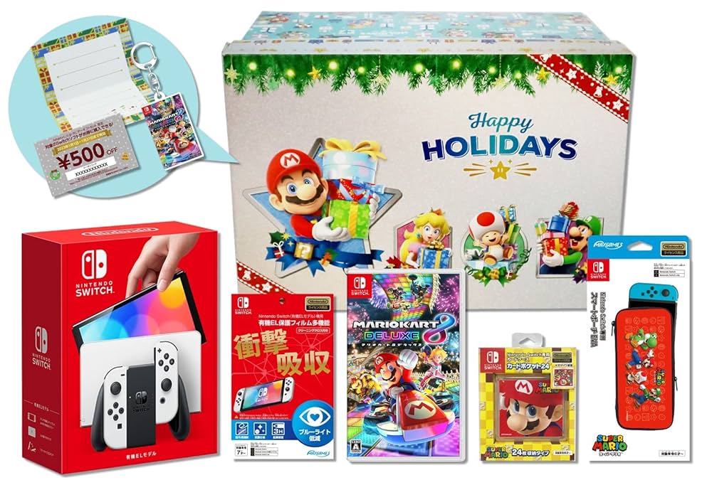 Switchカセットセット3種 マリオカート スプラトゥーン3 マリオ マリオ