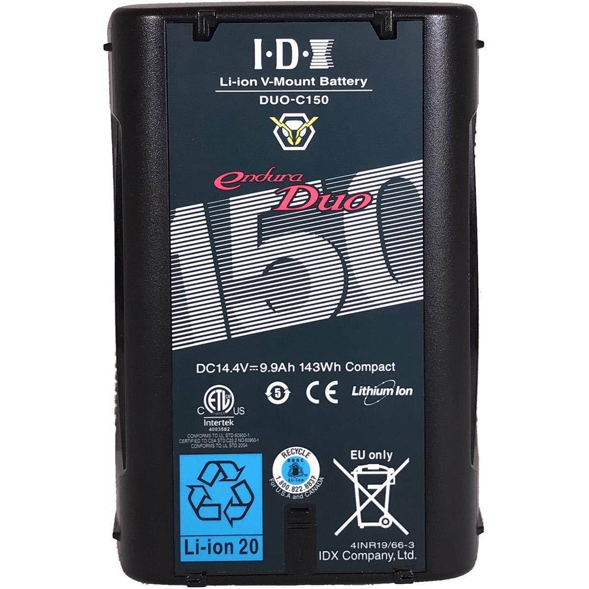 Amazon.com : IDX DUO-C150 14.4V 143Wh V-Mount High-Load Lithium