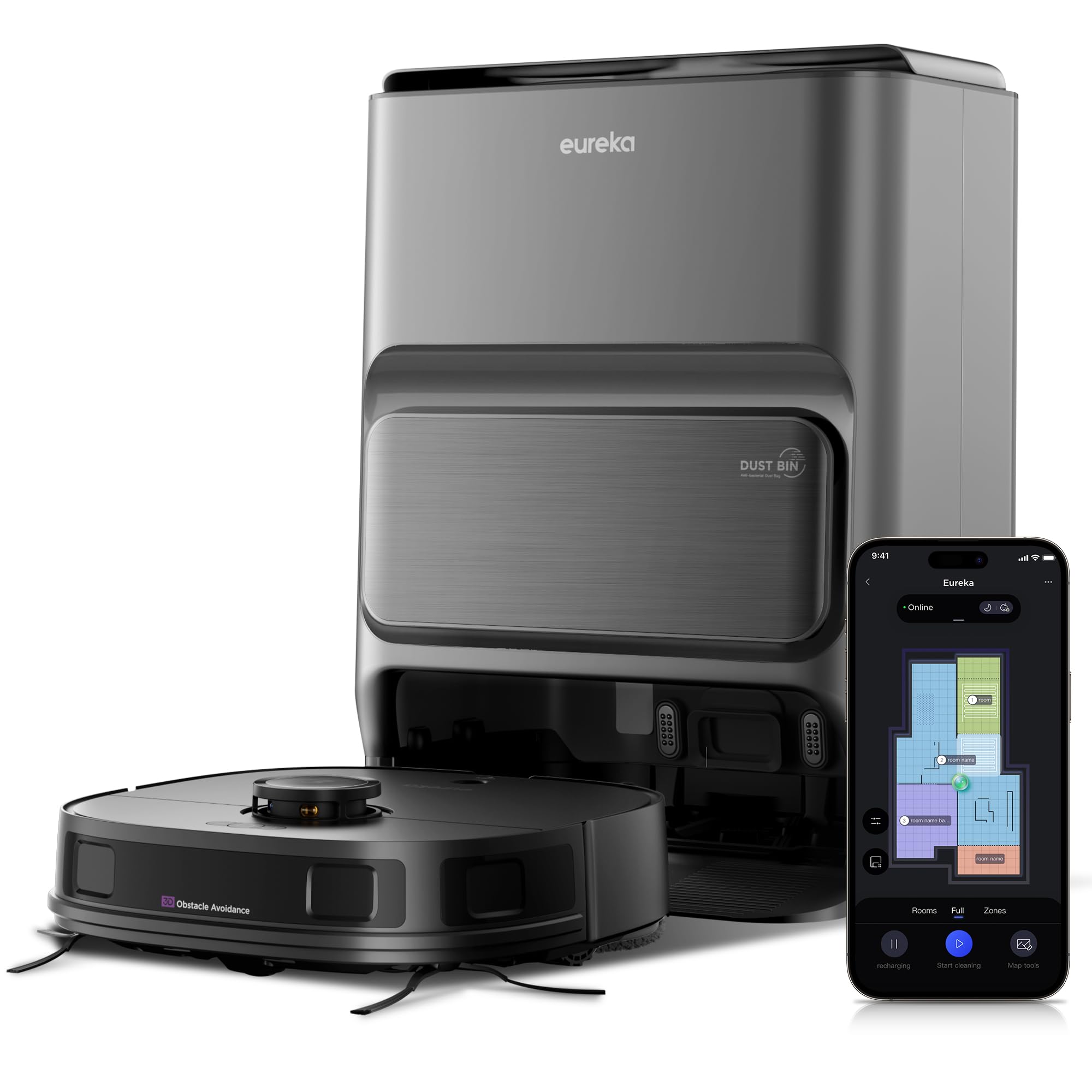 Amazon | EUREKA（ユーリカ） J12Ultra ロボット掃除機 5000pa強力吸引