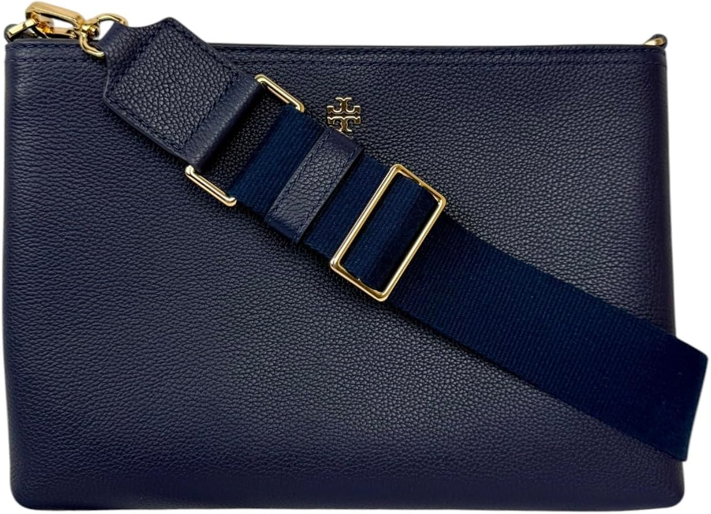 Tory Burch Womens 148314 Blake Swingpack Pebbled Leather Crossbody