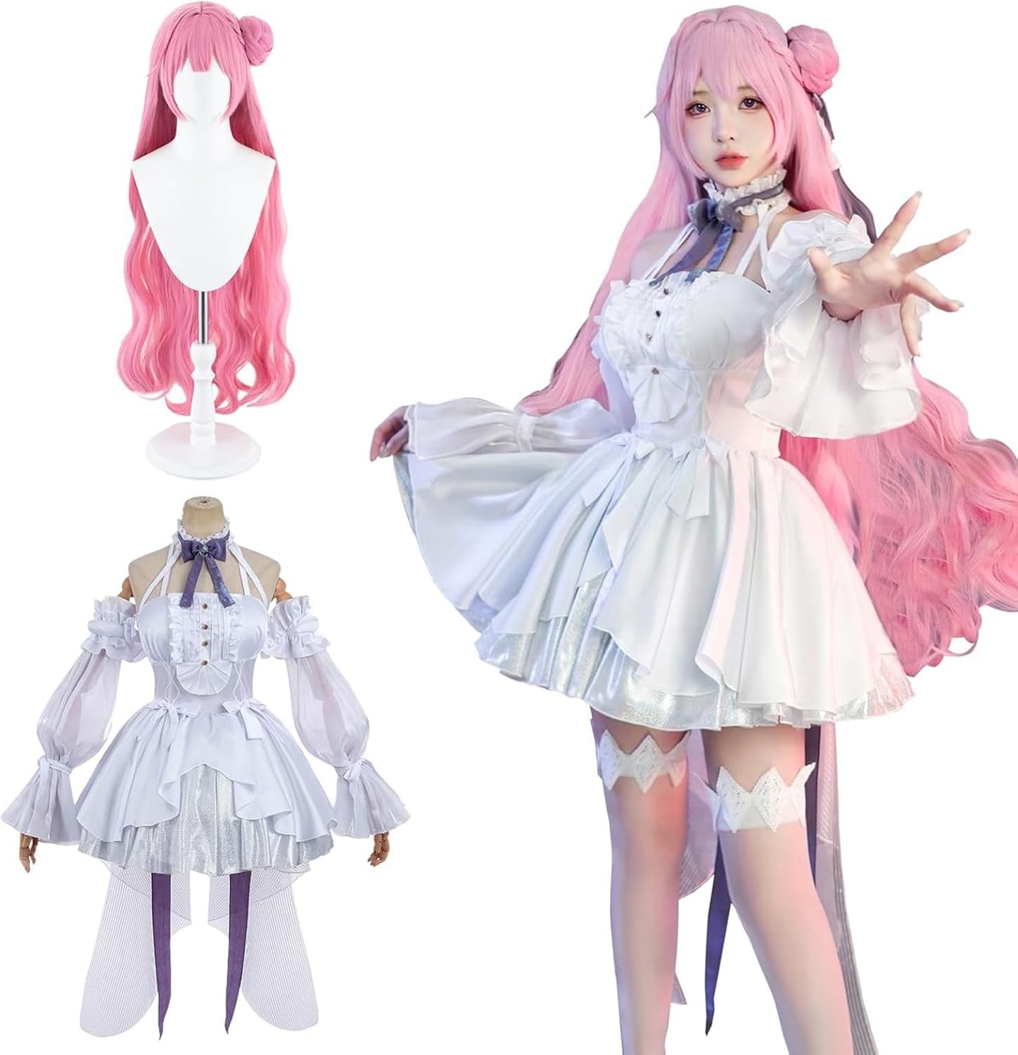 Amazon.co.jp: [PUZU] 勝利の女神 ニケ コスプレ ウィッグ付き 鉄道