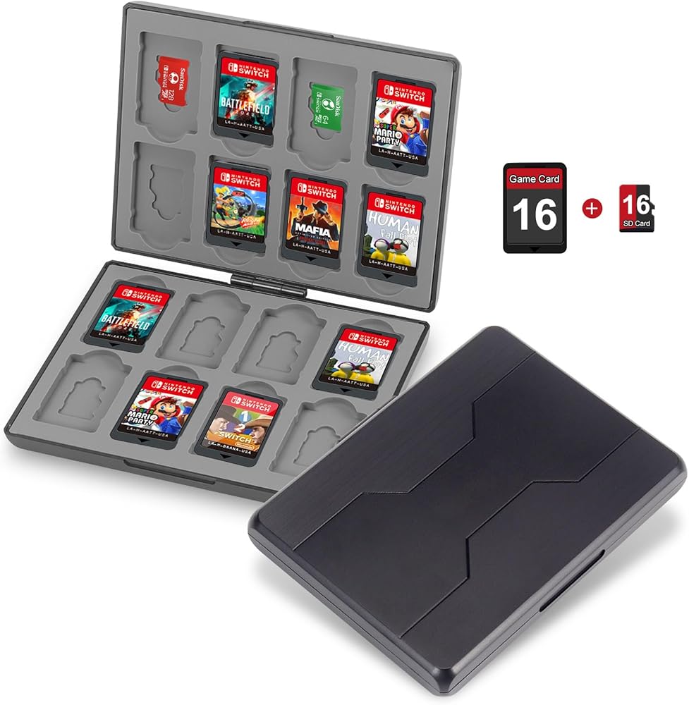 Amazon.co.jp: switch ソフトケース 16枚switchゲームカード