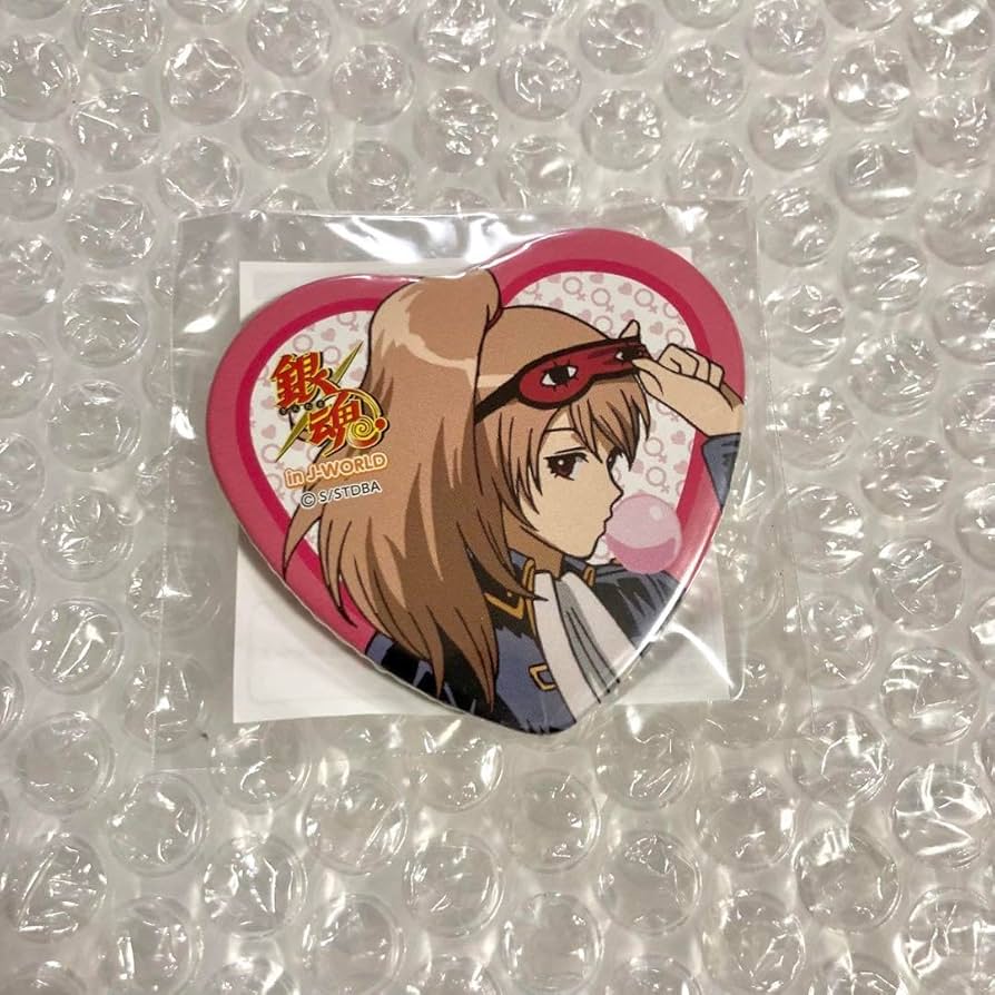 Amazon.co.jp: 沖田総悟 総子 j-world ハート缶バッジ 性転換篇 銀魂