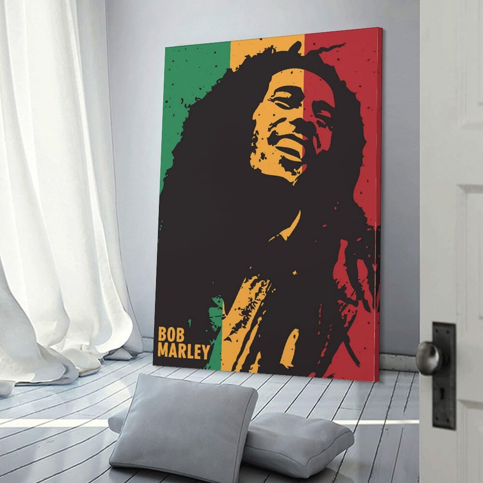 Amazon.co.jp: ボブ・マーリー歌手ポスター 印刷 ポスター キャンバス