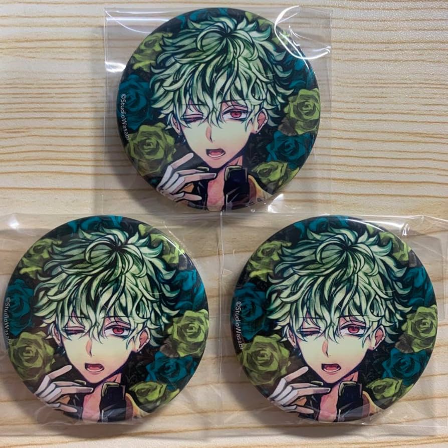 悪魔執事と黒い猫 カワカミ・ハナマル 缶バッジ 悪魔執事と黒い猫 あく