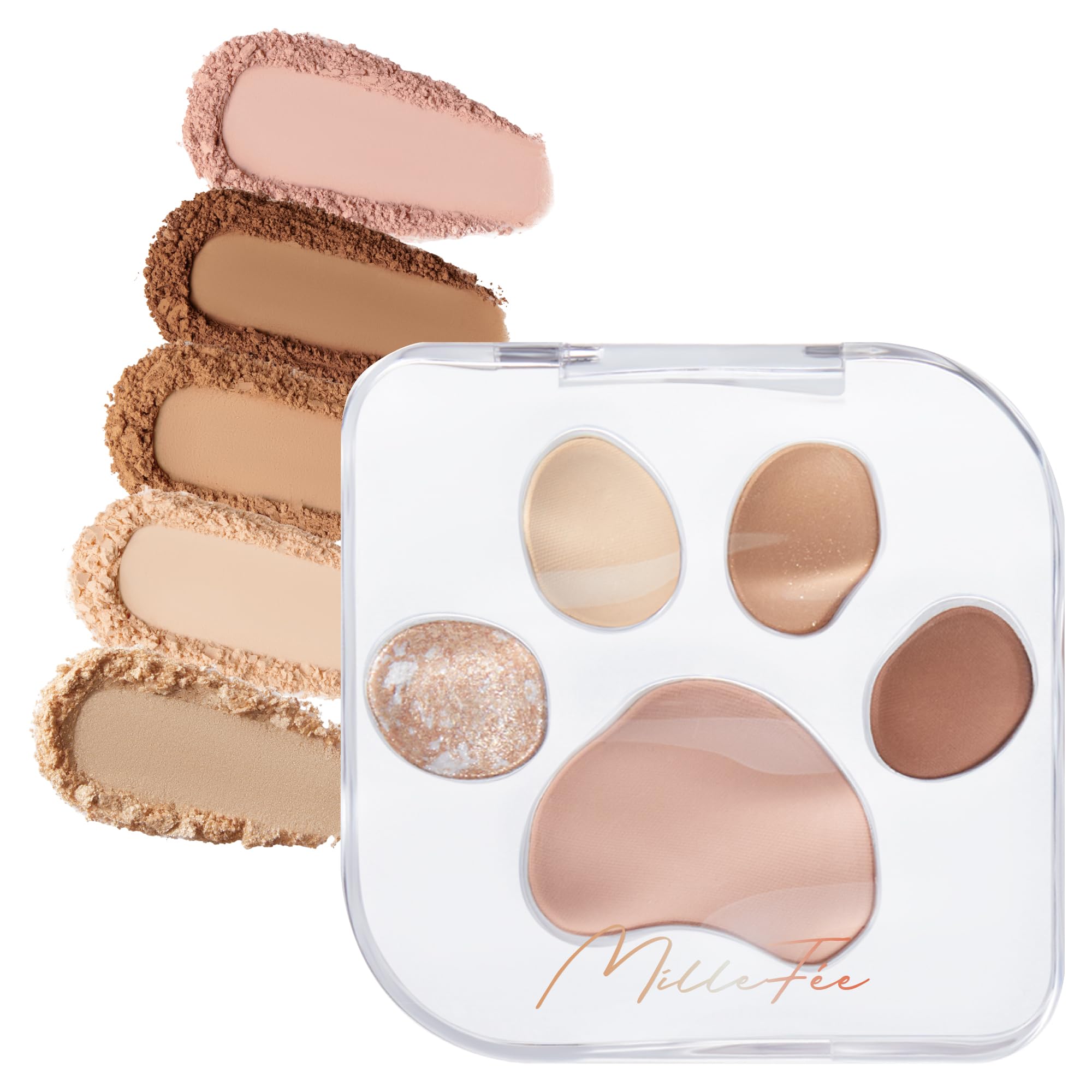 Amazon.co.jp: ミルフィー ミャオパウズ アイシャドウパレット(02