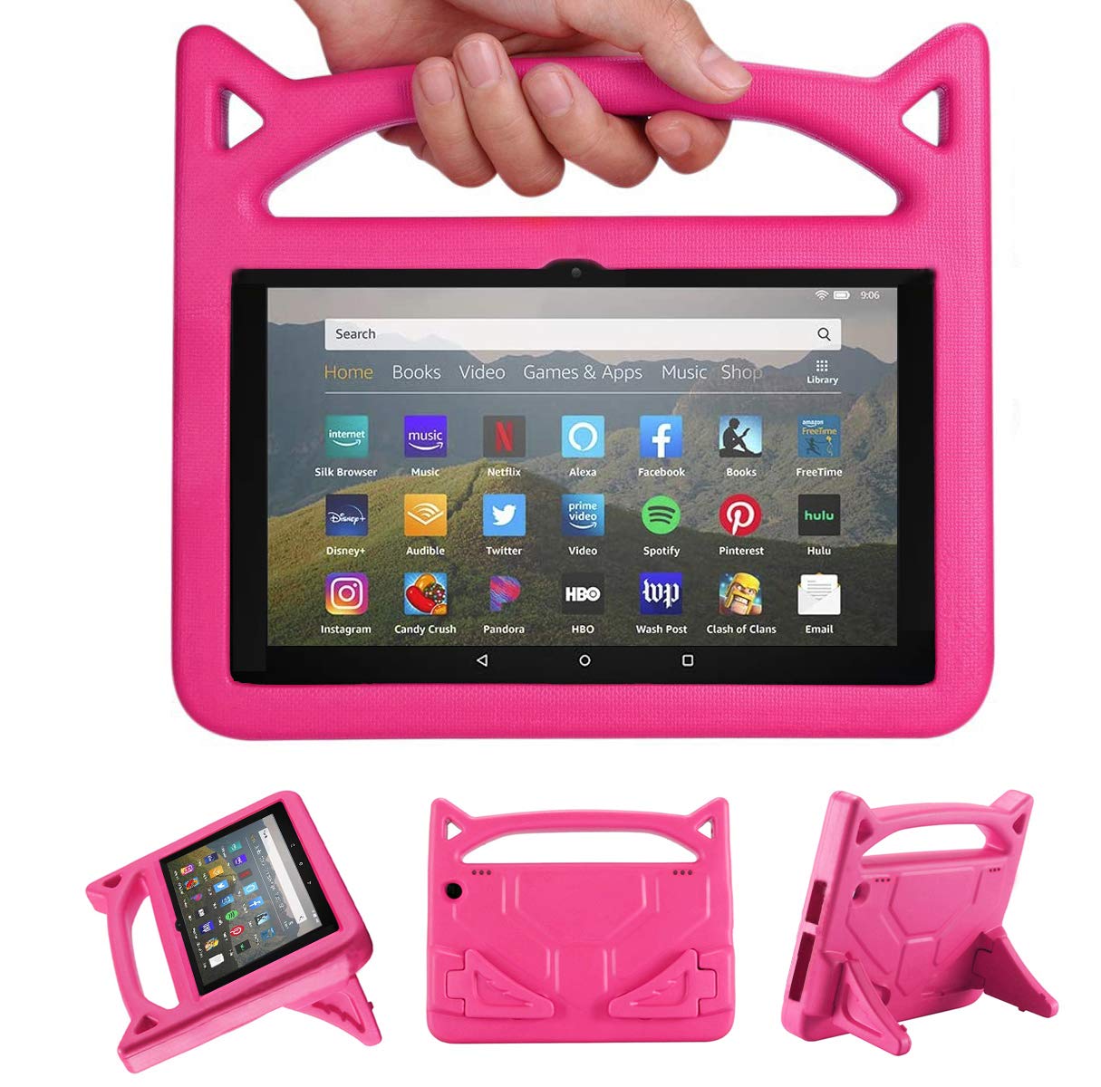Amazon.com: Fire HD 8 Case,Fire HD 8 Tablet Case for Kids,(2024