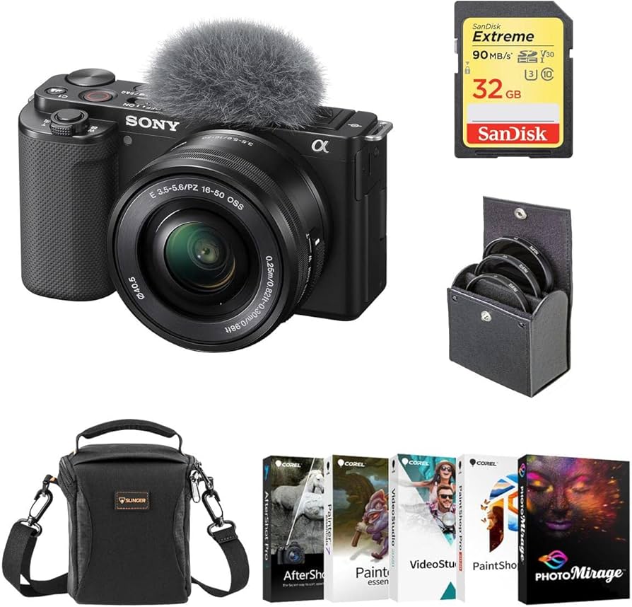 Amazon.com : Sony ZV-E10 Mirrorless Camera with 16-50mm Lens