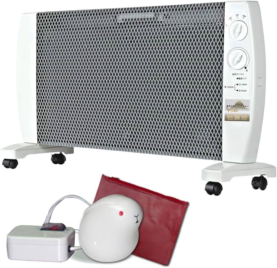 Amazon.co.jp: マイカの岩盤浴 M-1000 遠赤外線パネルヒーター 8畳
