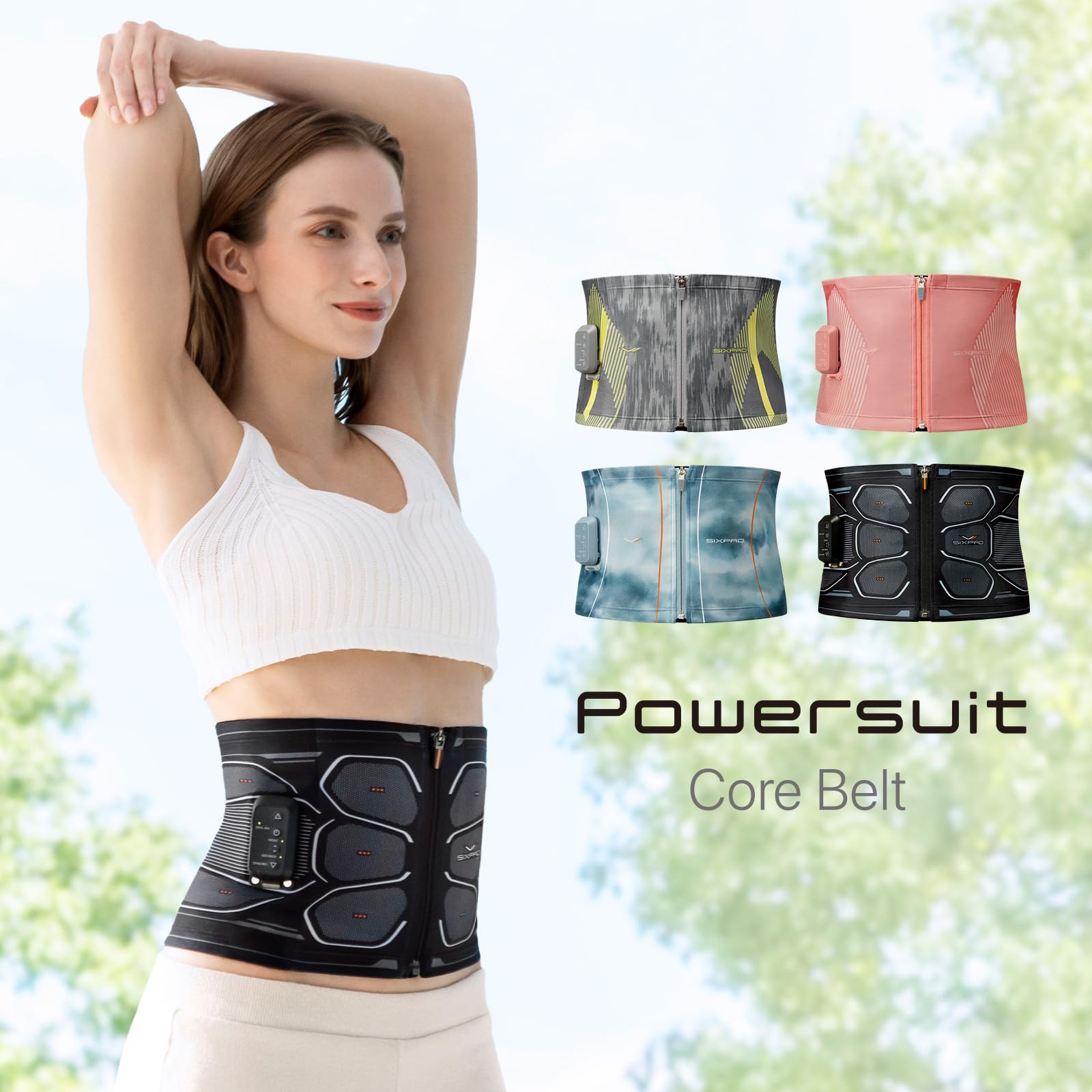 エクササイズグッズ SIXPAD Powersuit Lite Core Belt S 楽して筋トレ