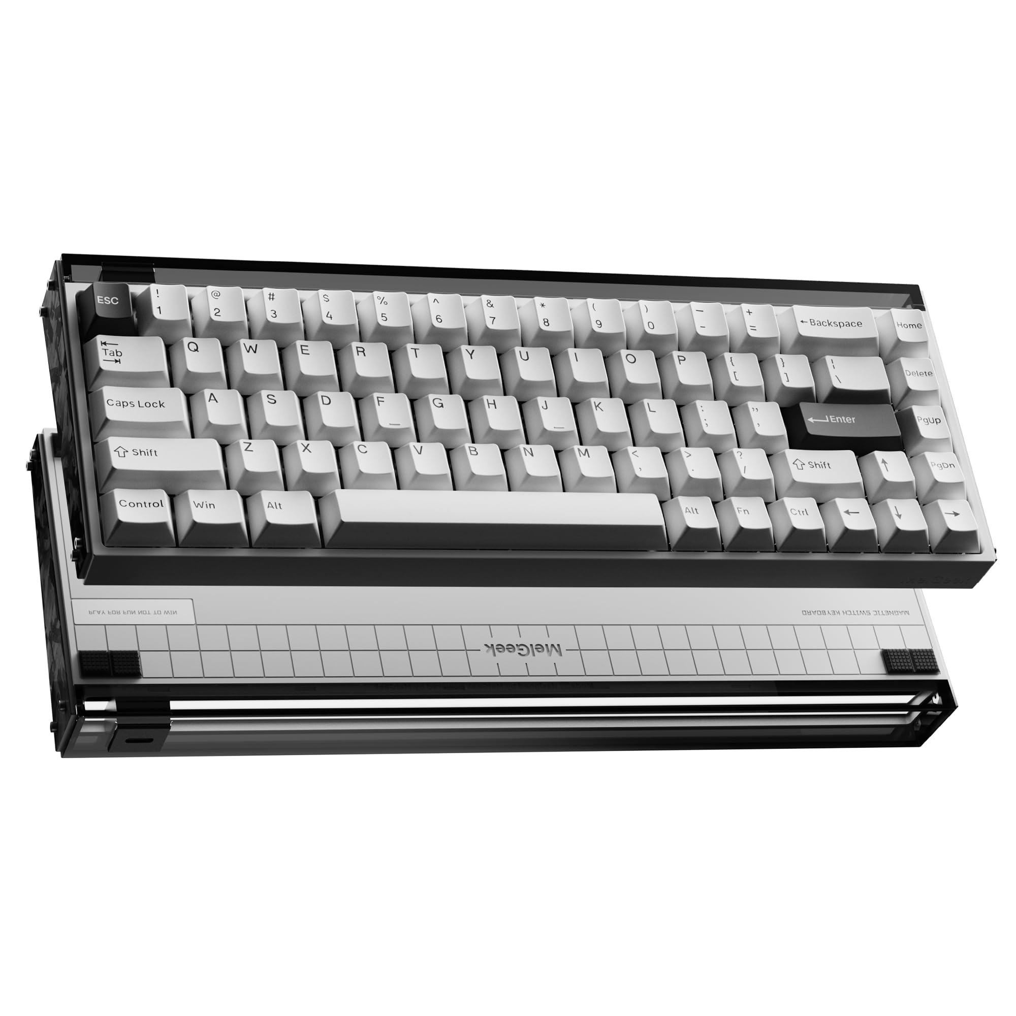 Amazon | MelGeek MADE68 Ultra+ 有線キーボード、US英語配列、ホール