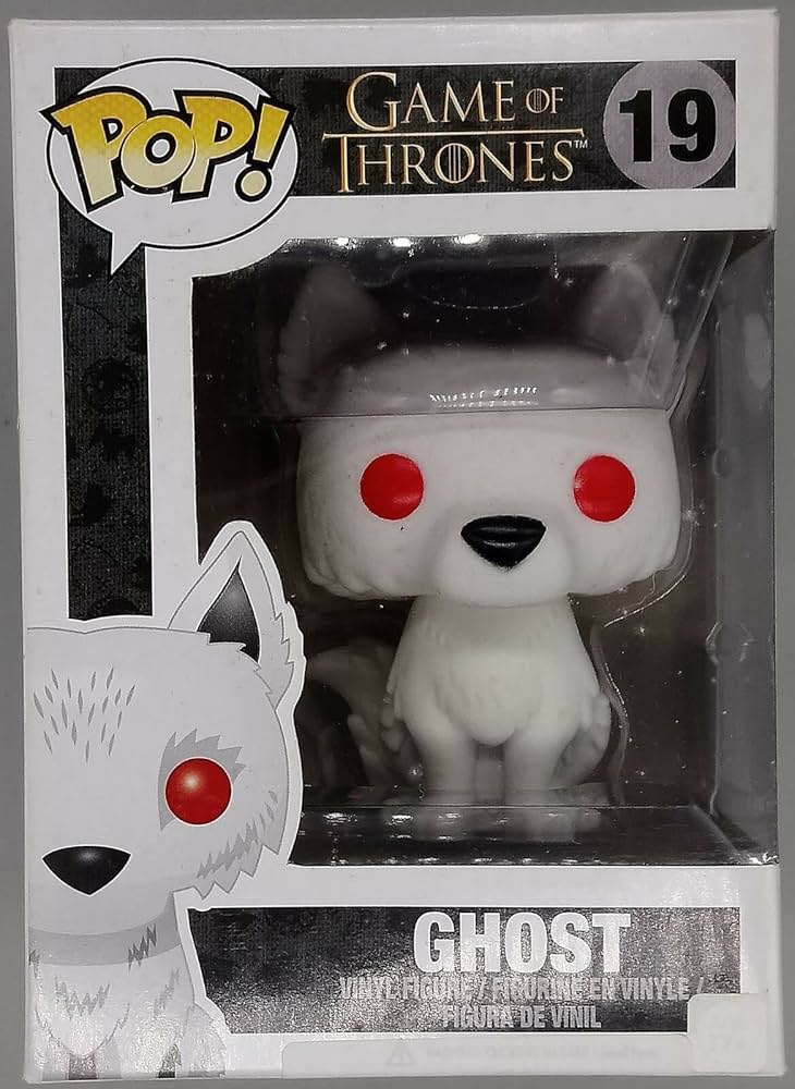 Amazon.com: Game of Thrones Pop! Vinyl - Flocked Ghost #19 : Toys