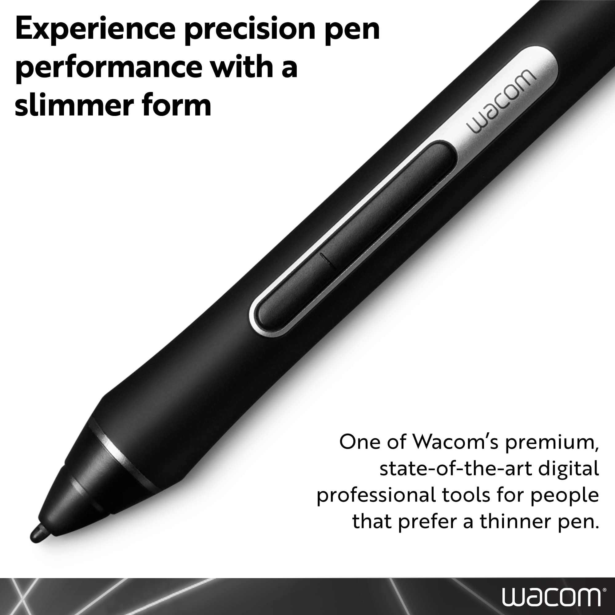 Wacom Pro Pen Slim (KP301E00DZ), preta | Amazon.com.br