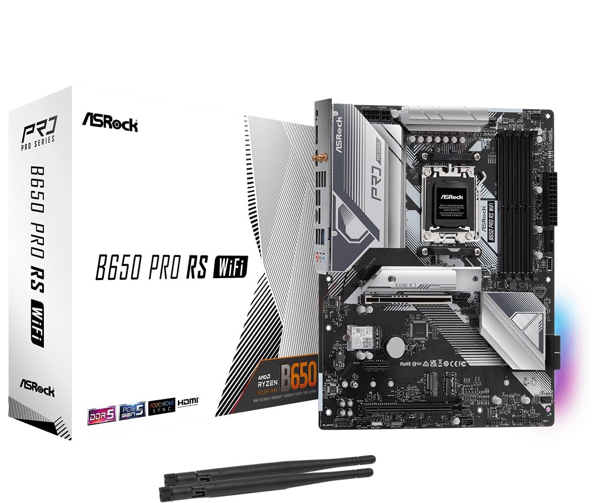 Amazon | ASRock マザーボード B650 Pro RS WiFi AMD Ryzen 7000