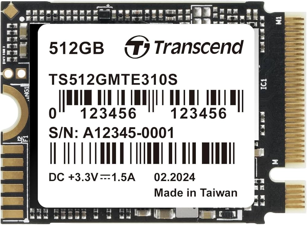 Amazon | トランセンド M.2 NVMe SSD 512GB 2230 PCIe Gen4×4 最大