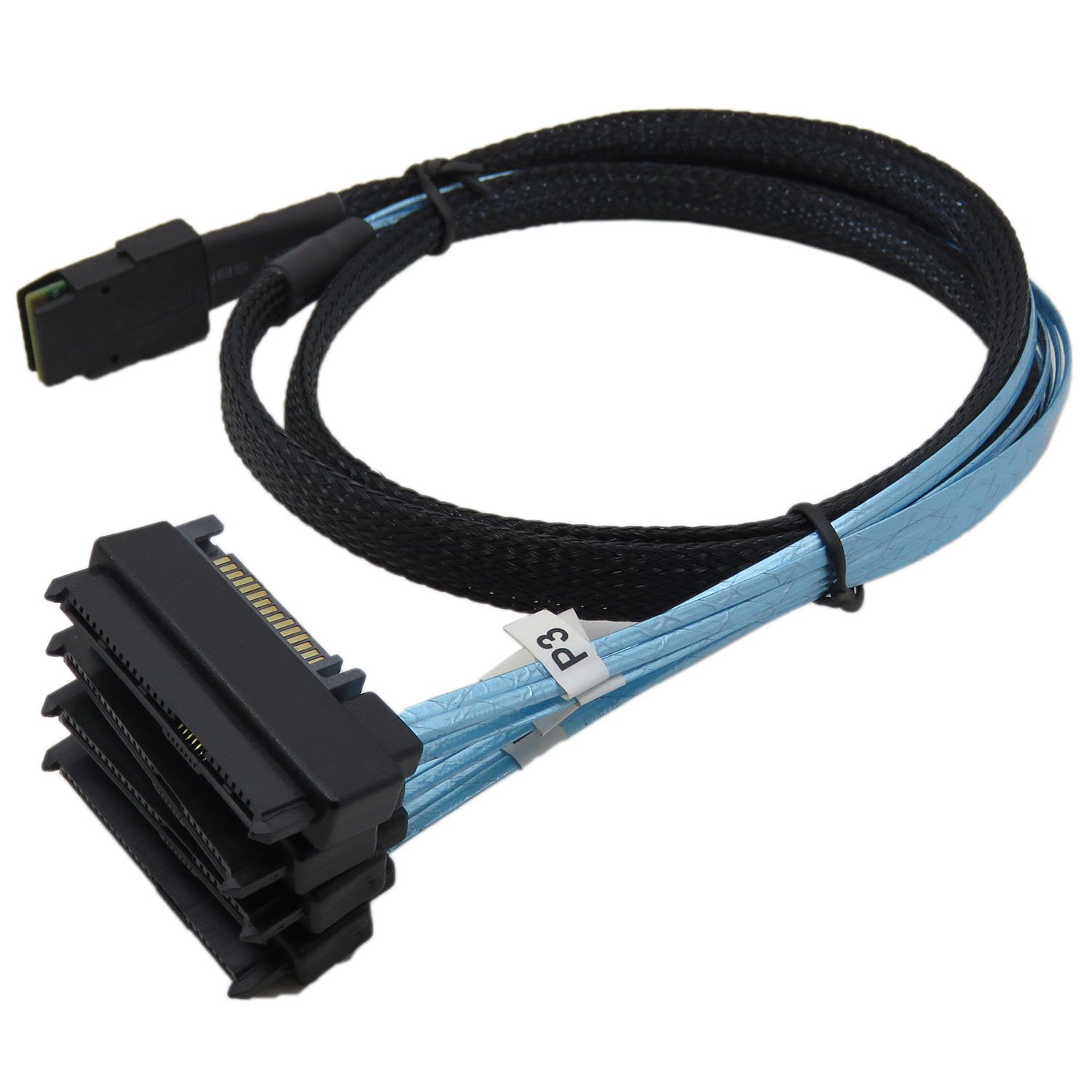 Amazon.com: CableDeconn Mini SAS 36 SFF-8087 to (4) SFF-8482