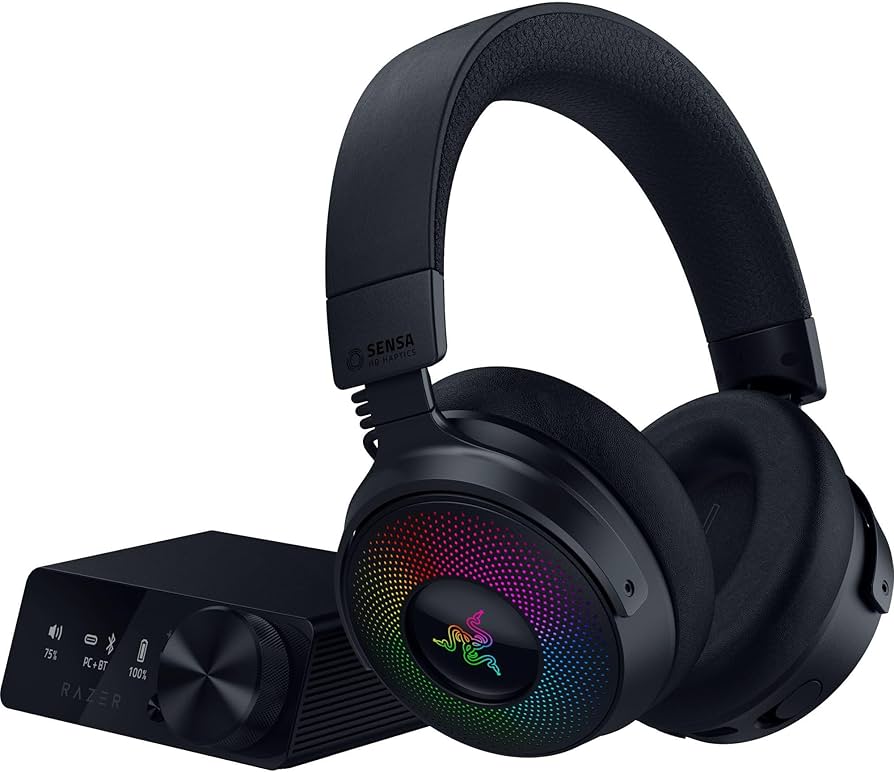 Amazon.com: Razer Kraken V4 Pro Wireless Gaming Headset: OLED