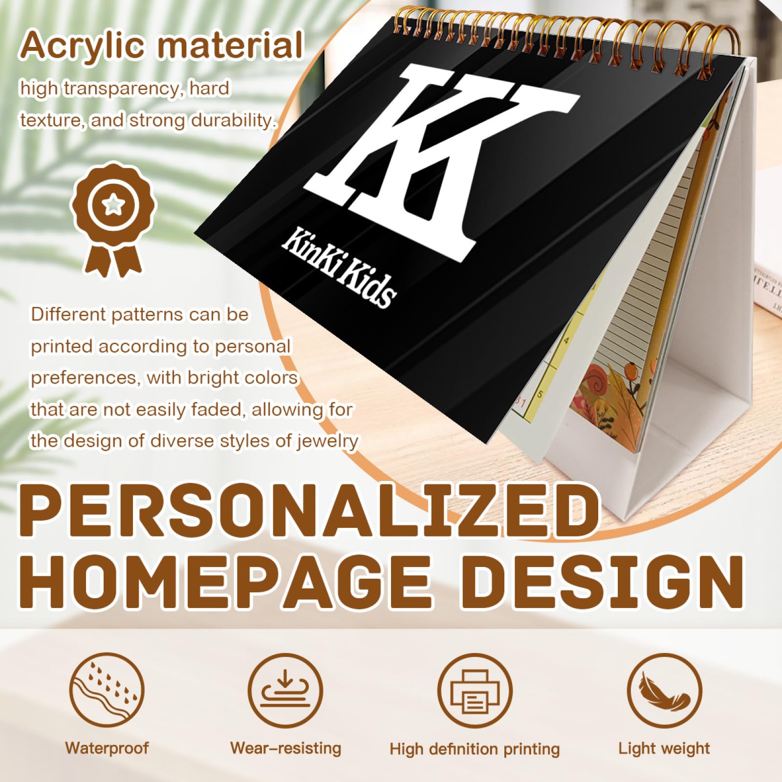 Amazon.co.jp: 卓上カレンダー Kinki Kids・堂本剛＆堂本光一 2026年