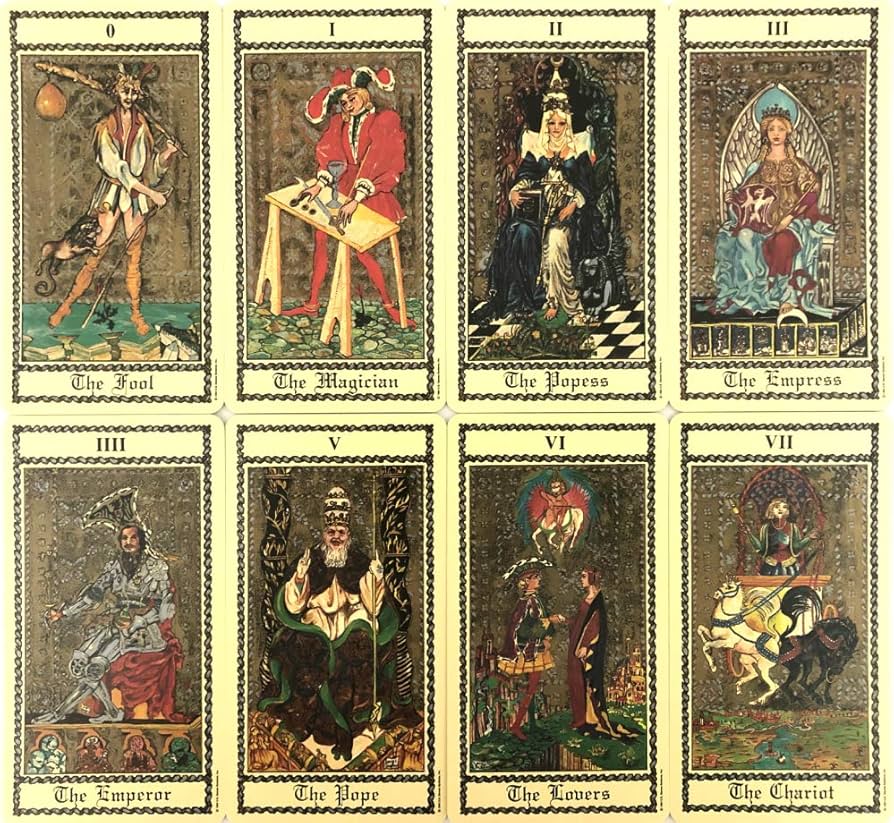 Amazon.co.jp: I.I.J タロットカード メディバルスカピーニ・タロット