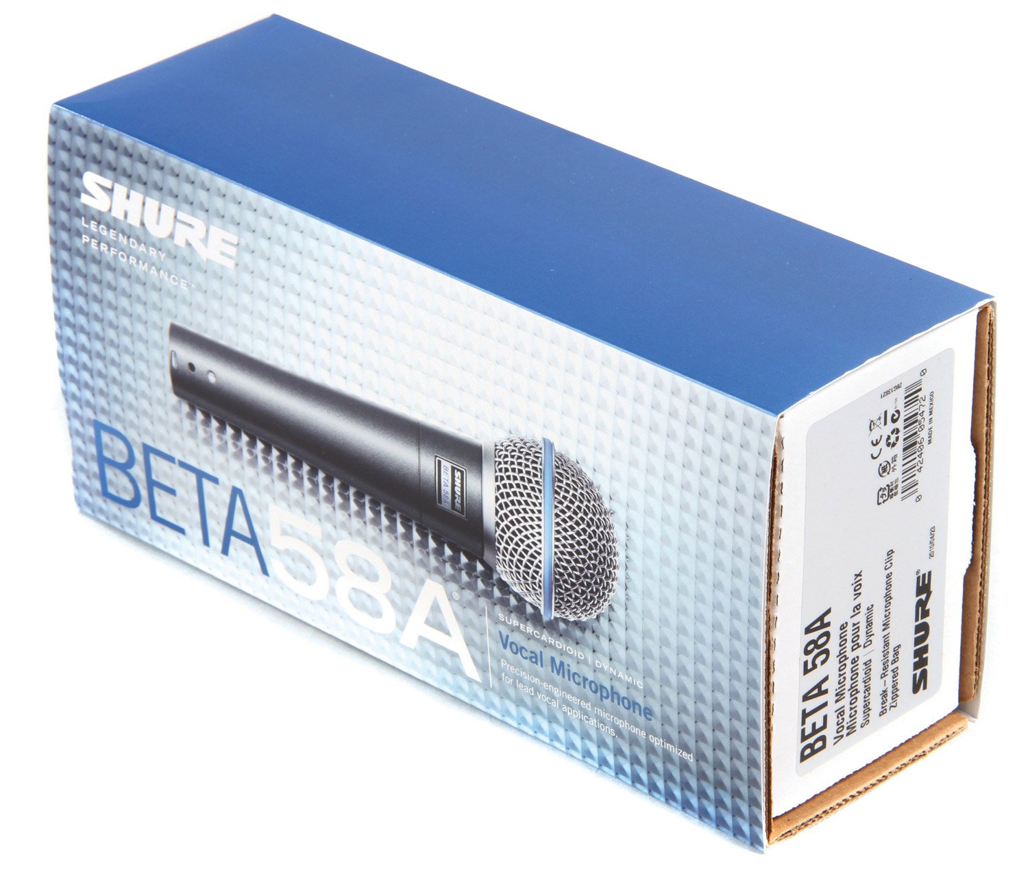 Amazon.com: Shure Beta 58A Supercardioid Vocal Microphone & Pig