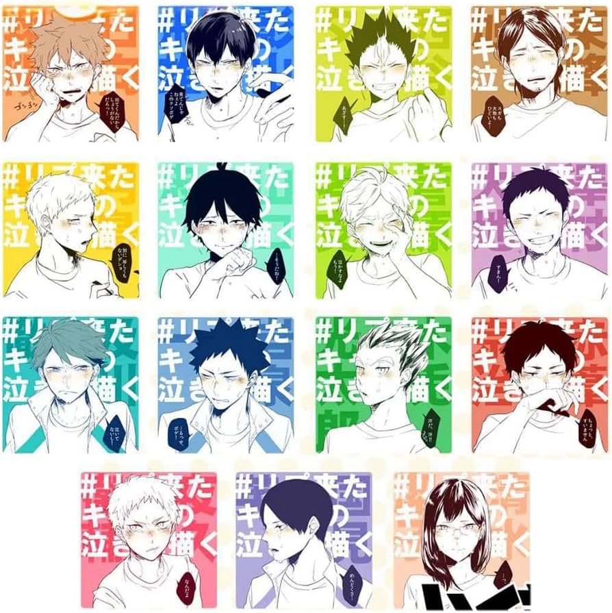 Amazon.co.jp: ハイキュー コースター 日向翔陽 影山飛雄 及川徹 西谷