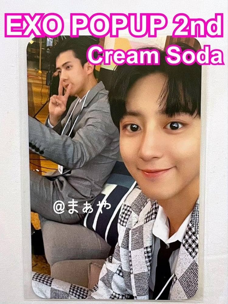 Amazon.co.jp: EXO Cream Soda ポップアップ 2nd ラキドロ トレカ