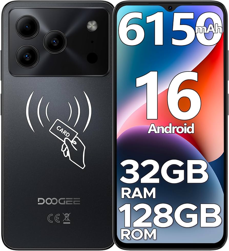 Amazon.co.jp: DOOGEE Note56 Pro Android 16 Smartphone, 90 Hz, 6.56