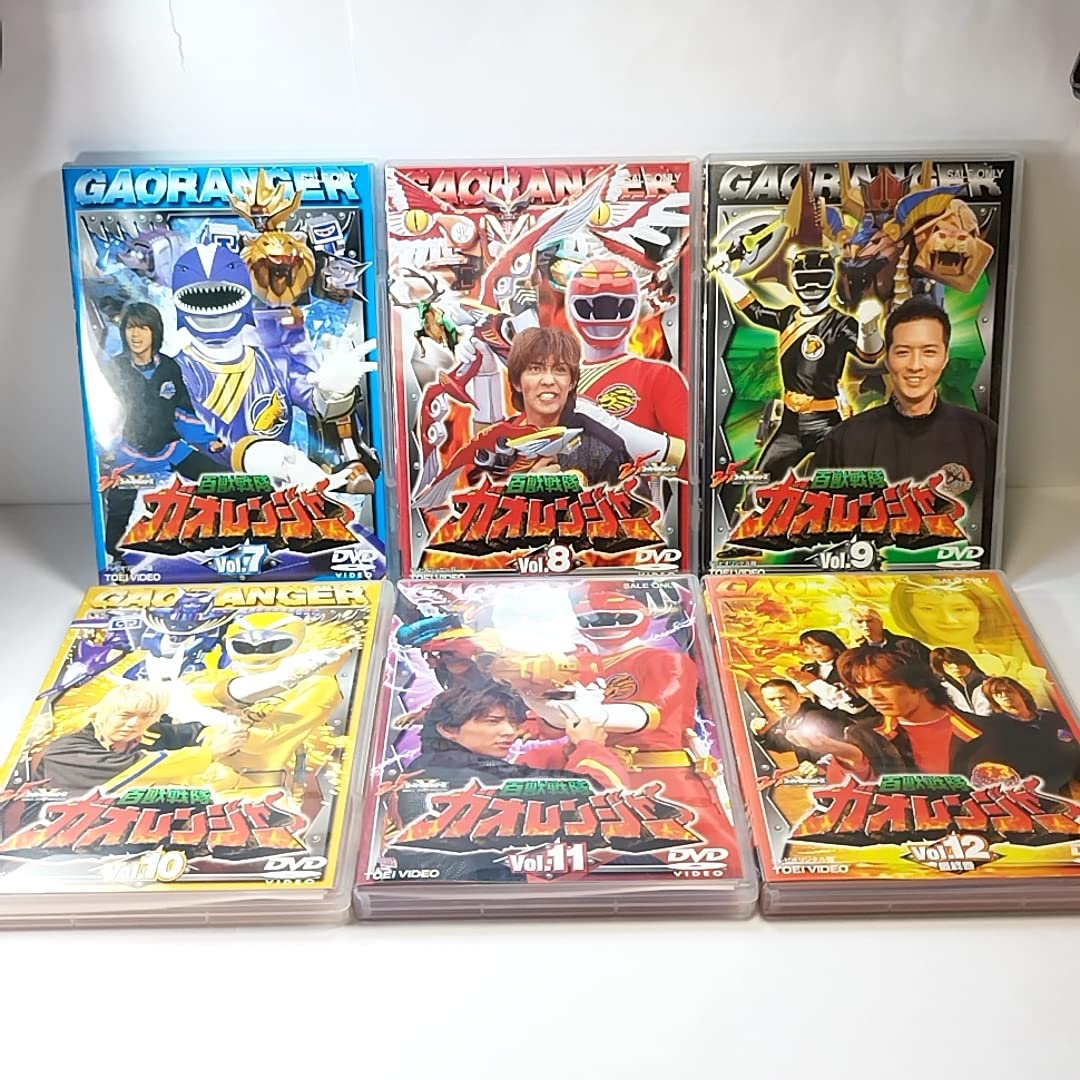 Amazon.co.jp: DVD 百獣戦隊 ガオレンジャー 1～12巻 全12巻 セット