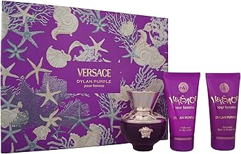 Versace Dylan Purple for Women - 3 Pc Gift Set 1.7oz EDP Spray