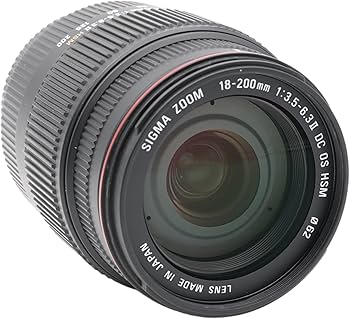 Amazon.com : Sigma 18-200mm F3.5-6.3 II DC OS HSM Lens for Canon