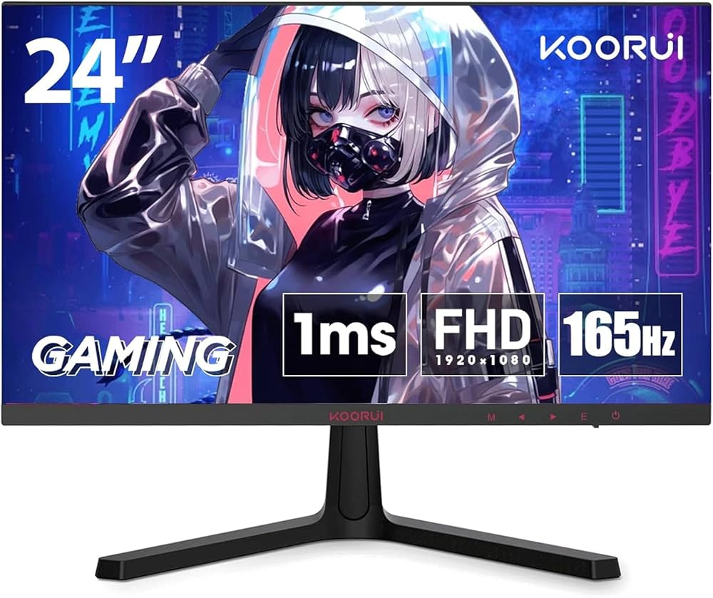 Amazon.co.jp: KOORUI ゲーミングモニター 24インチフルHD VA 非光沢
