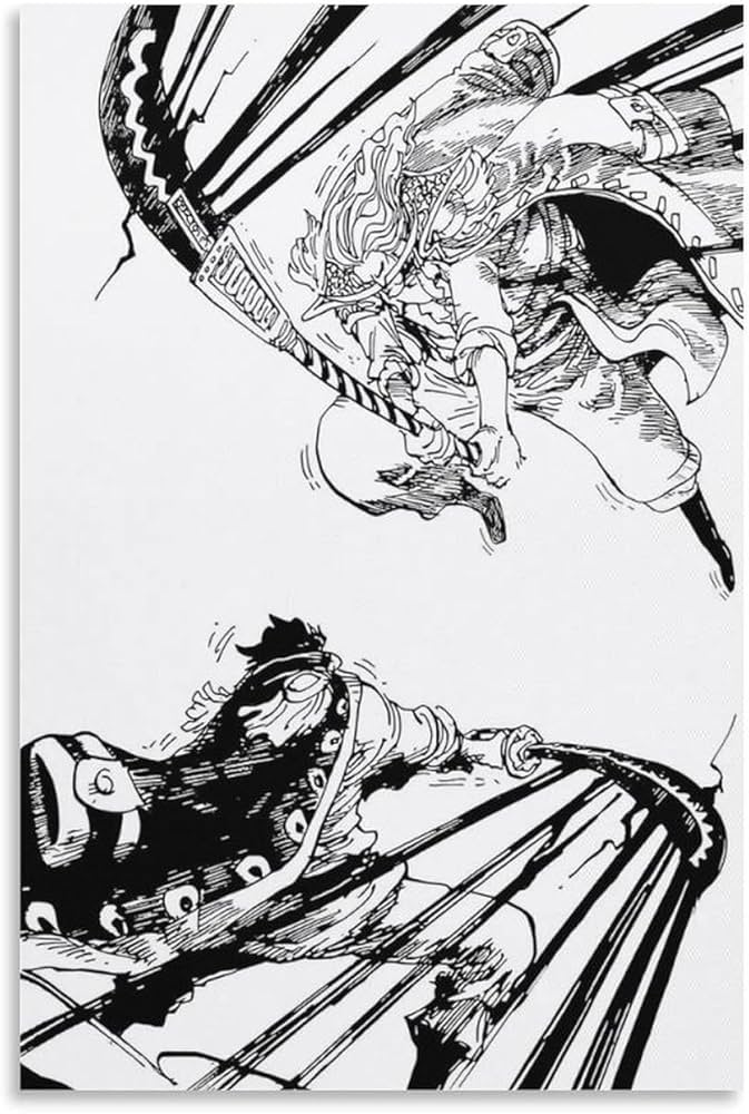 Amazon.co.jp: HD アニメ ポスター ワンピース ロジャー 白ひげ 1