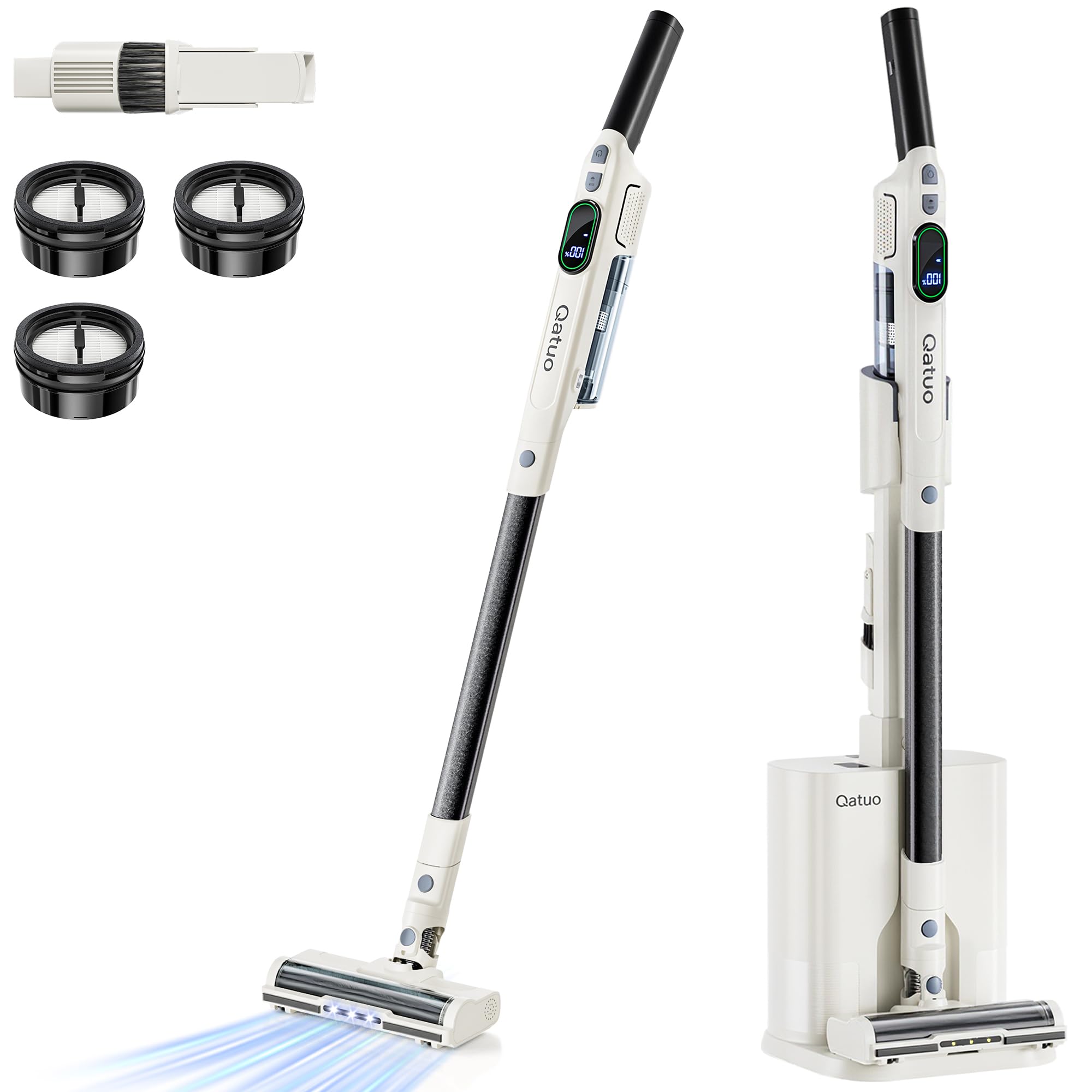 Amazon | 掃除機 コードレス 85000Pa 【2025新登場！自動ゴミ収集