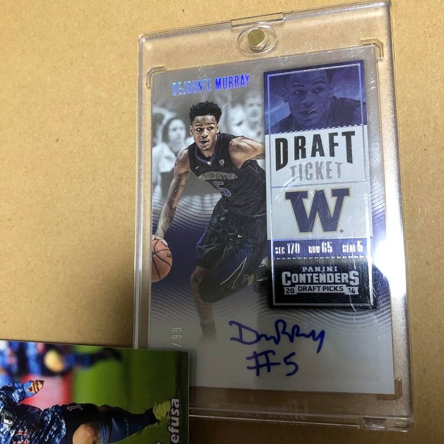 Amazon.co.jp: NBA DEJOUNTE MURRAY サインカード x 99 : スポーツ