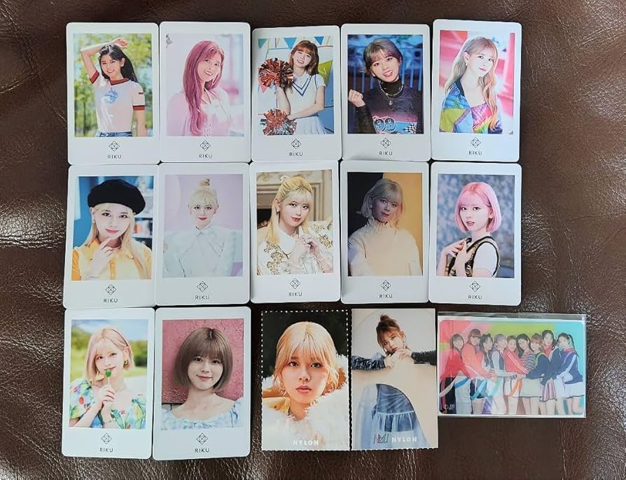 Amazon.co.jp: NiziU リク フォトカ NYLON付録 クリアトレカ 15枚
