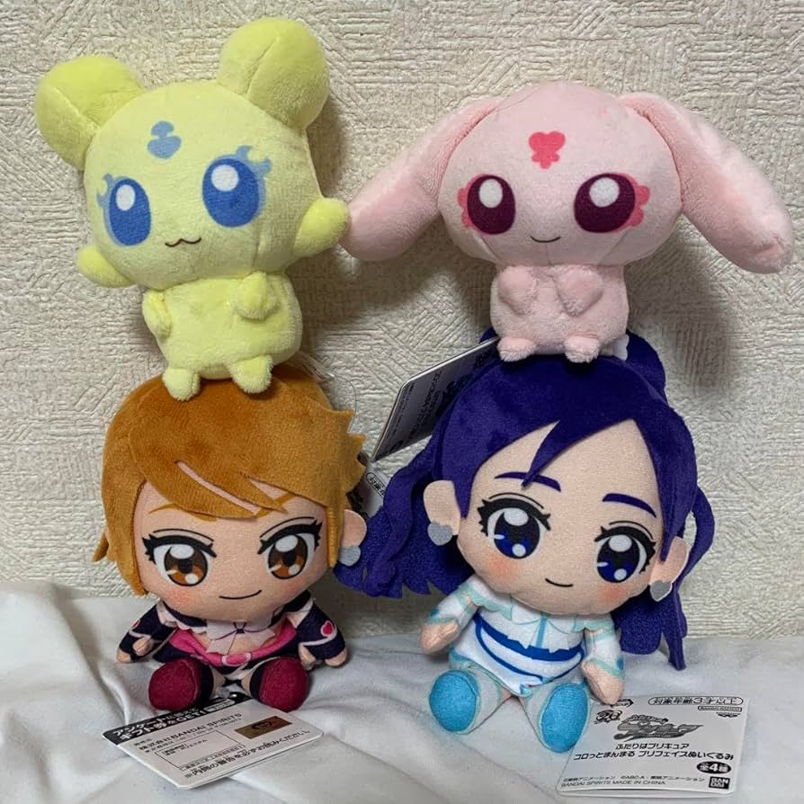 Amazon.co.jp: ふたりはプリキュア ぬいぐるみ 4種セット : おもちゃ