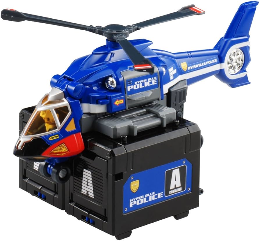 Amazon.co.jp: トミカ ハイパーブルーポリス コンテナポリスヘリ