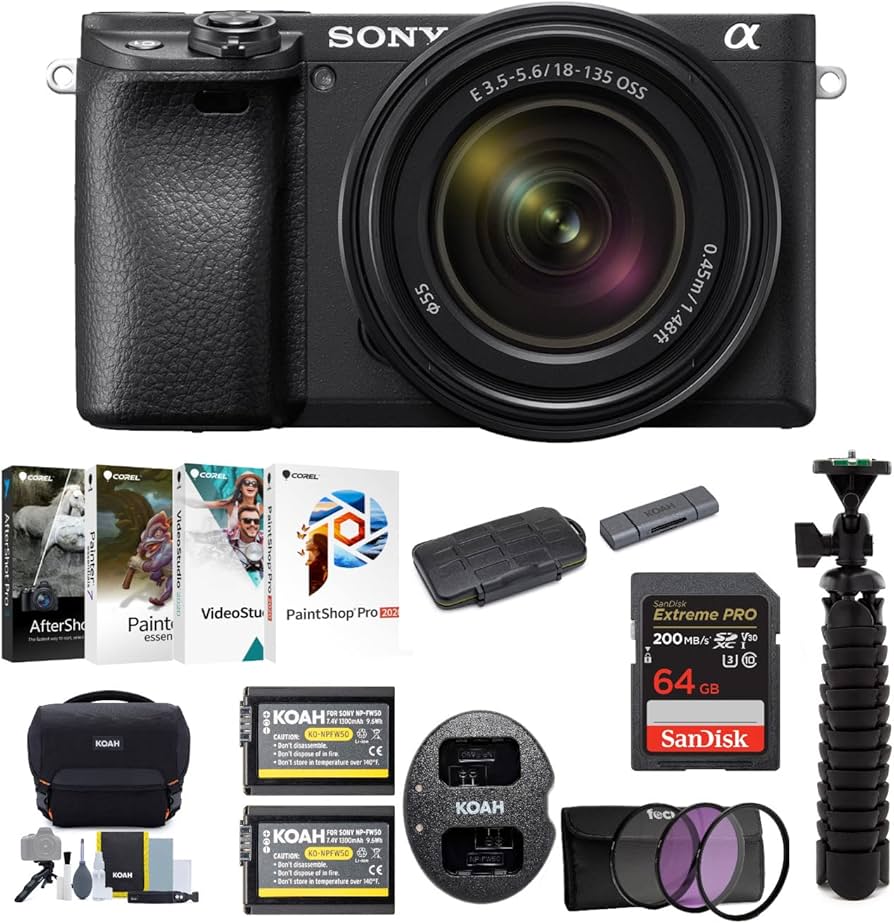 Amazon.com : Sony Alpha a6400 Digital Camera with 18-135mm Lens