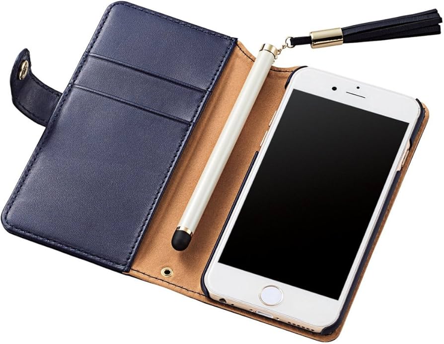 Amazon.co.jp: ELECOM iPhone 6s/6 対応 ケース ソフトレザー 手帳型