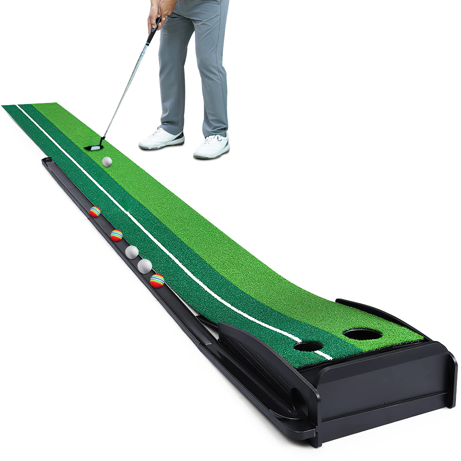 Dollox Putting Green Golf Putting Mat for Indoor, Putting Matt