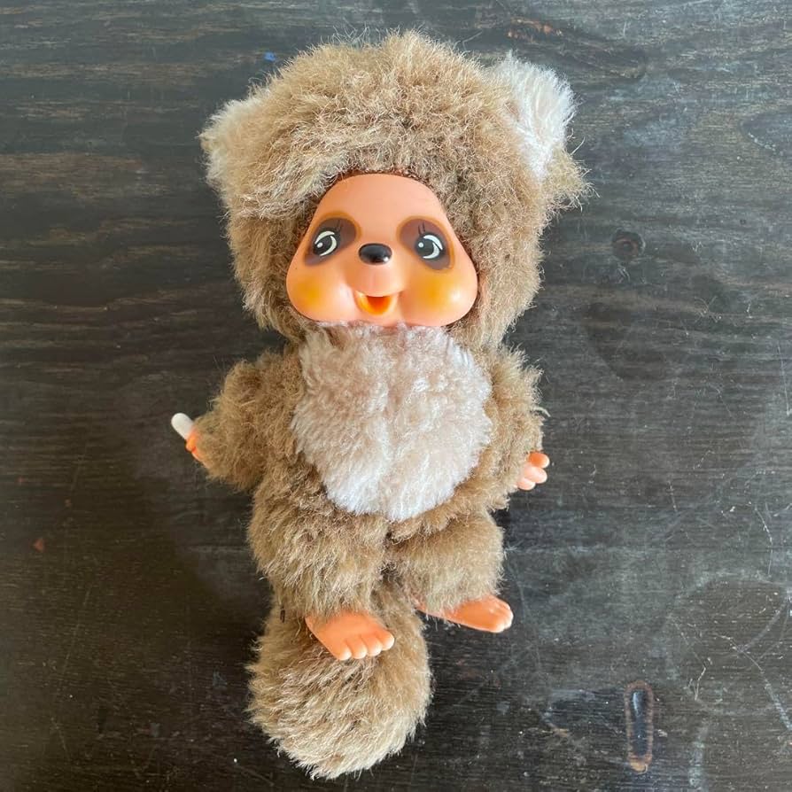 モンチッチ 友達 タヌキ アライグマ たぬき ぬいぐるみ 昭和 レトロ