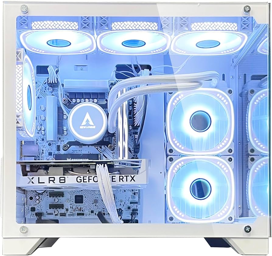 Amazon.co.jp: NEWLEAGUE ゲーミングデスクトップパソコン 水冷