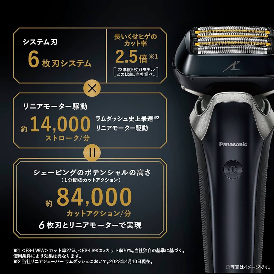 Amazon | パナソニック ラムダッシュPRO メンズシェーバー 6枚刃 全