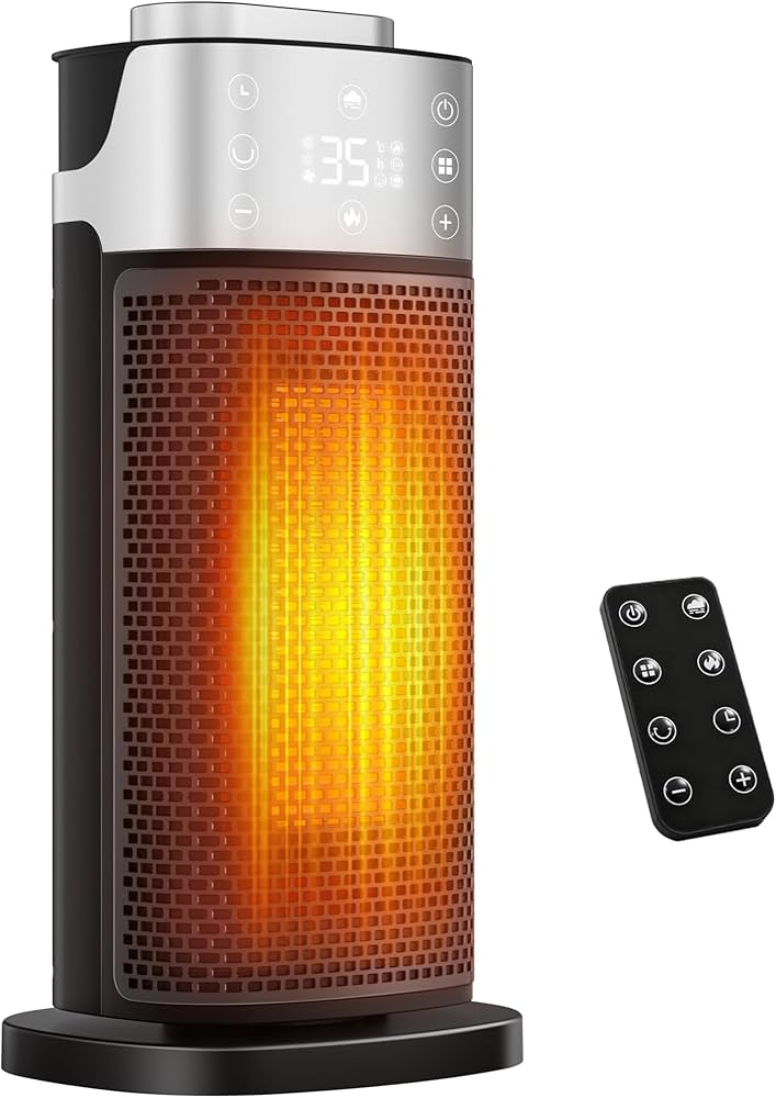 Amazon | セラミックヒーター 「2025新登場・超音波式加湿＆ECO知能